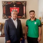 احمد رضا احمدوند و مدیرعامل پرسپولیس ایرج عرب